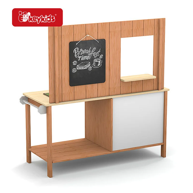 Durable Unisex Outdoor Wood Kitchen Children's Outdoor Food and Kitchen Toys W10C1049